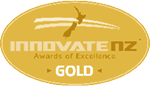 ACENZ INNOVATE NZ Awards of Excellence Gold Award mark