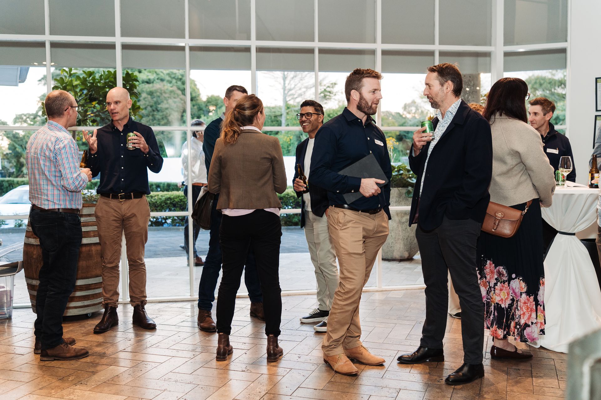 Dobbie engineers in conversation at the ACE New Zealand SME Summit in Auckland